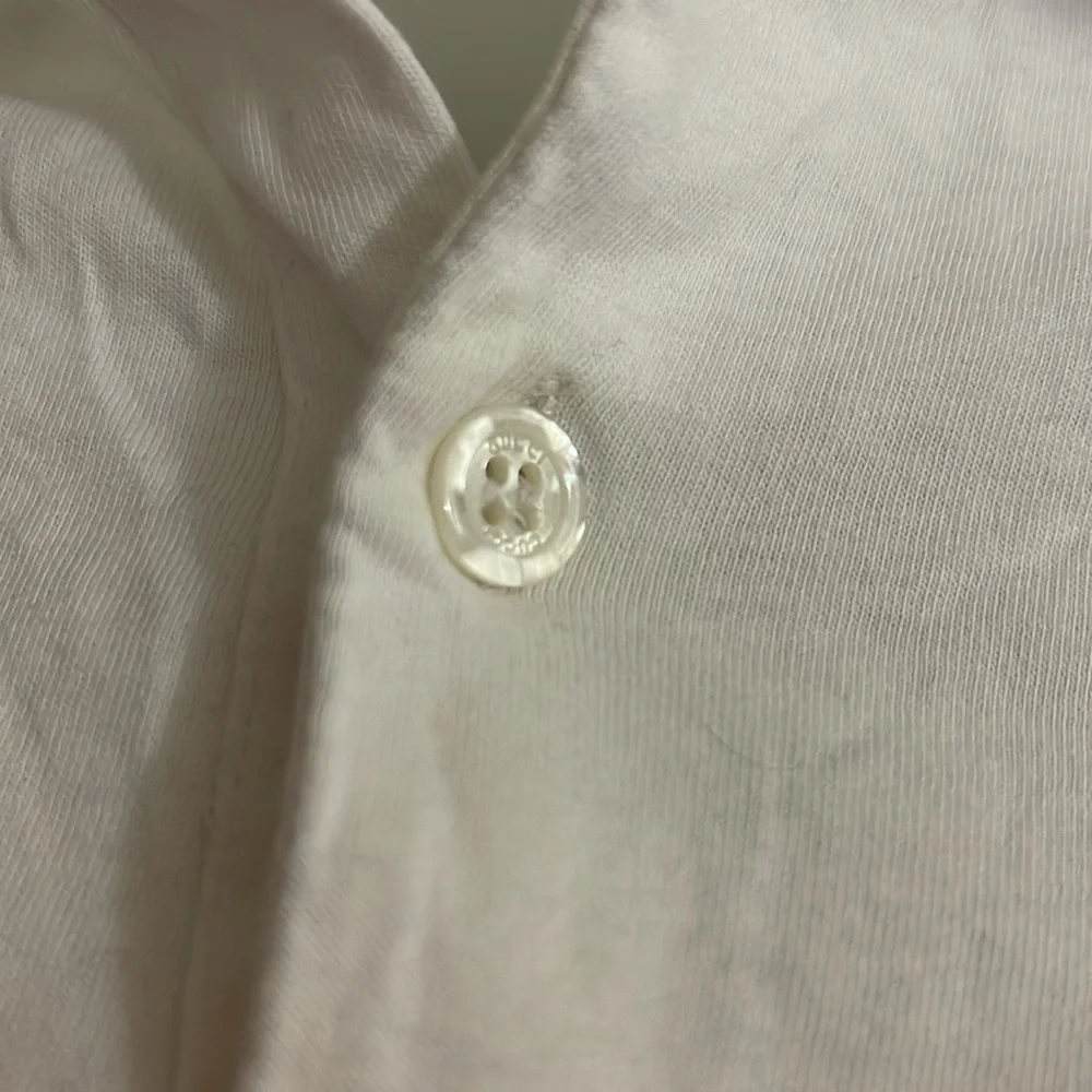 Gucci Rare vintage Double GG logo White Cotton Shirt Small